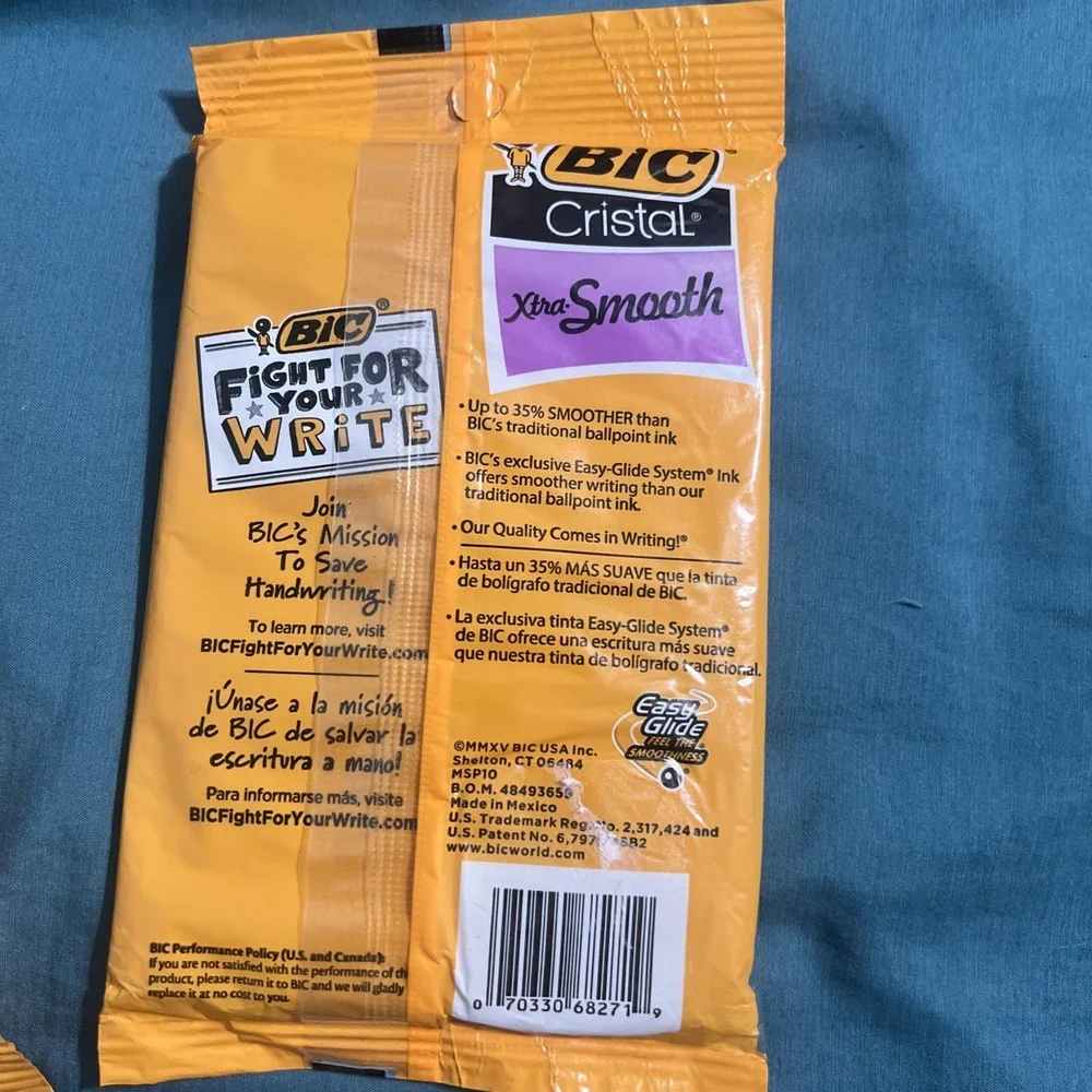 2015 BIC Cristal Xtra Smooth Ballpoint Pen-Medium Point (1.0mm)-10ct‎ Black Ink